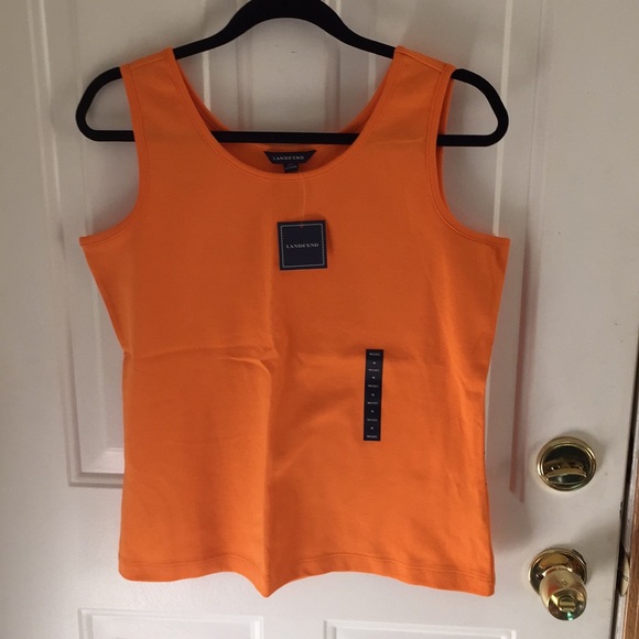 Lands' End Tops - NWT Lands’ End Orange Tank Top Lands' End Tops - NWT Lands’ End Orange Tank Top